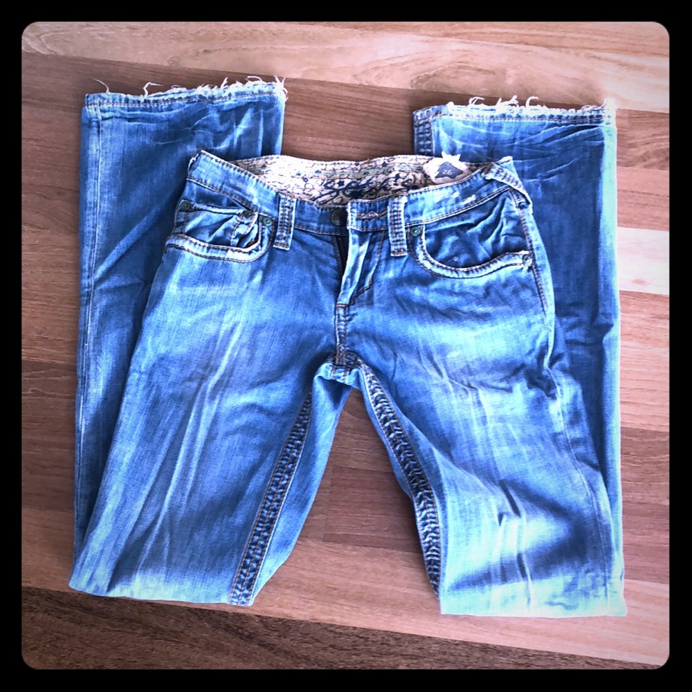 Stitch’s bootcut Jeans in distressed Vintage sz 26